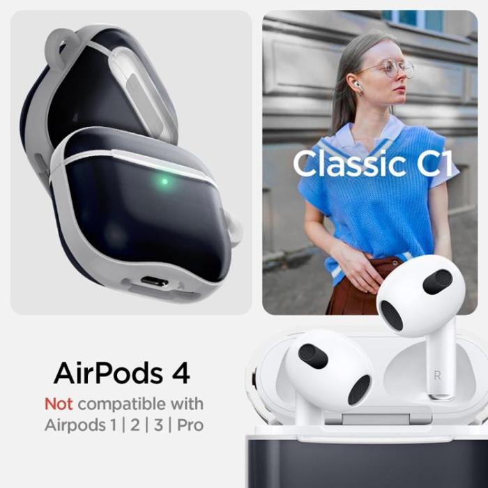 Spigen - Spigen Airpods 4 Skal Classic C1 - Graphite