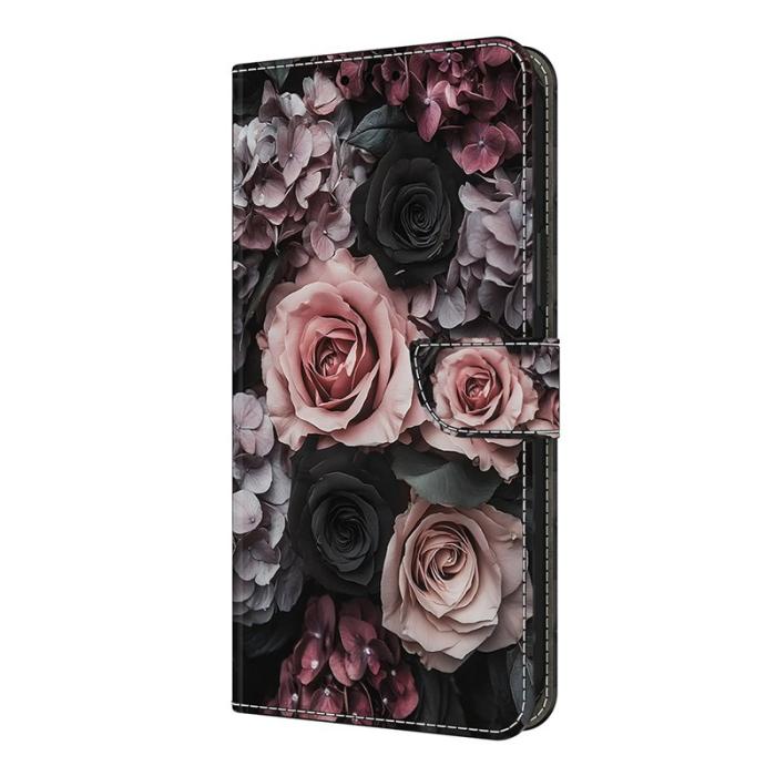 OEM - Samsung Galaxy S26 Fodral Konstläder Mönstertryck - Kinesisk Ros