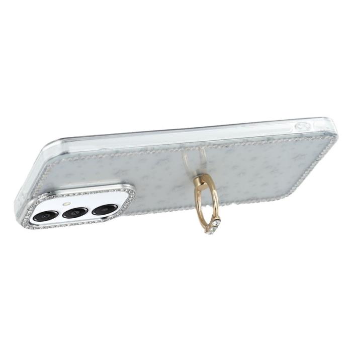 OEM - Samsung Galaxy S26 Plus Skal TPU + PC Rhinestone Edge - Stjärntransparent
