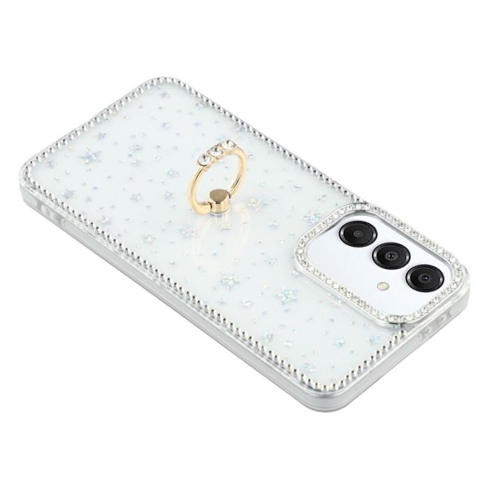 OEM - Samsung Galaxy S26 Plus Skal TPU + PC Rhinestone Edge - Stjärntransparent