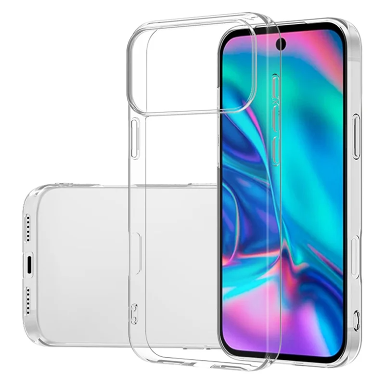 BOOM Mobilskal till iPhone 17 Pro Max Slim Fit Soft TPU - Transparent | 2353 | AlltMobil