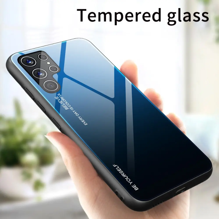 Taltech - Galaxy S22 Ultra Mobilskal - Blå/Svart