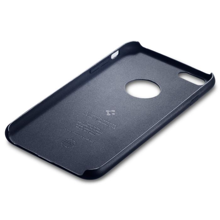 Spigen - SPIGEN Leather Fit Skal till Apple iPhone 6(S) Plus - Blå
