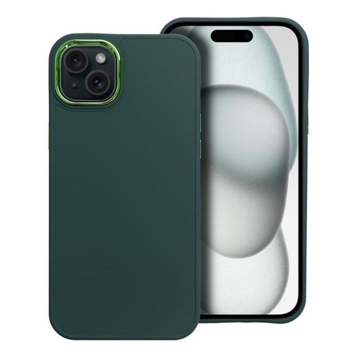 OEM - iPhone 15 Plus Mobilskal Frame - Grön