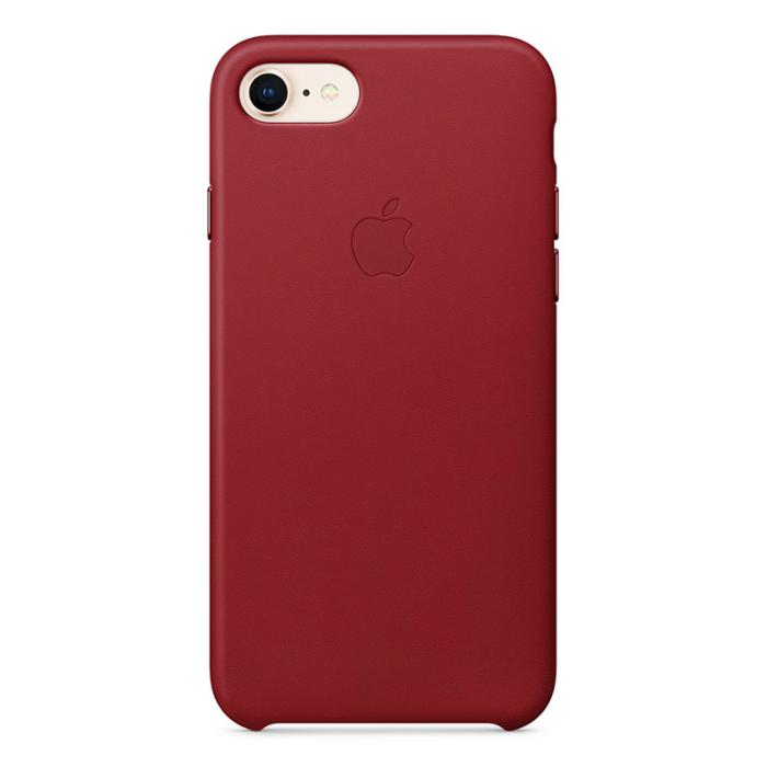 UTGATT5 - APPLE LEATHER CASE IPHONE 8 RED
