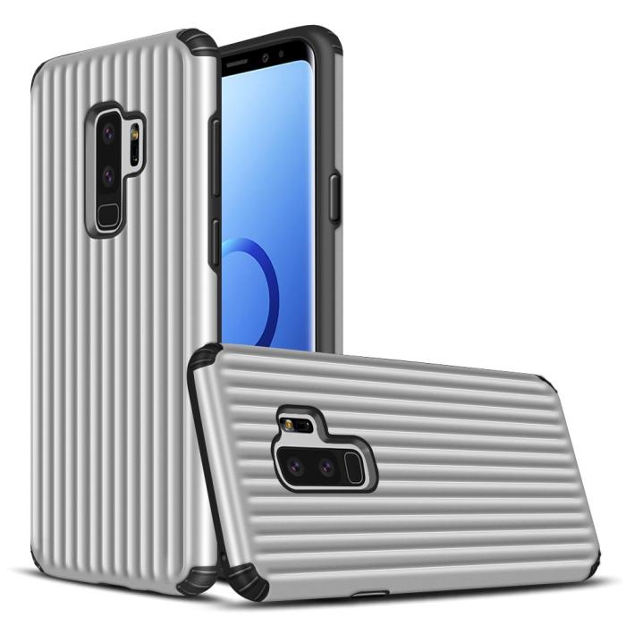 OEM - Hybrid Armor Skal till Samsung Galaxy S9 - Silver