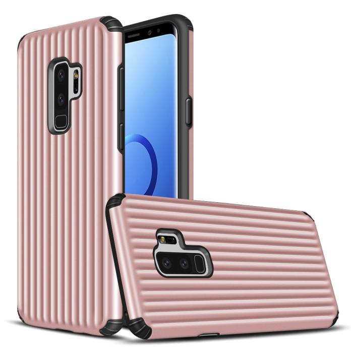 A-One Brand - Hybrid Armor Skal till Samsung Galaxy S9 - RoséGuld