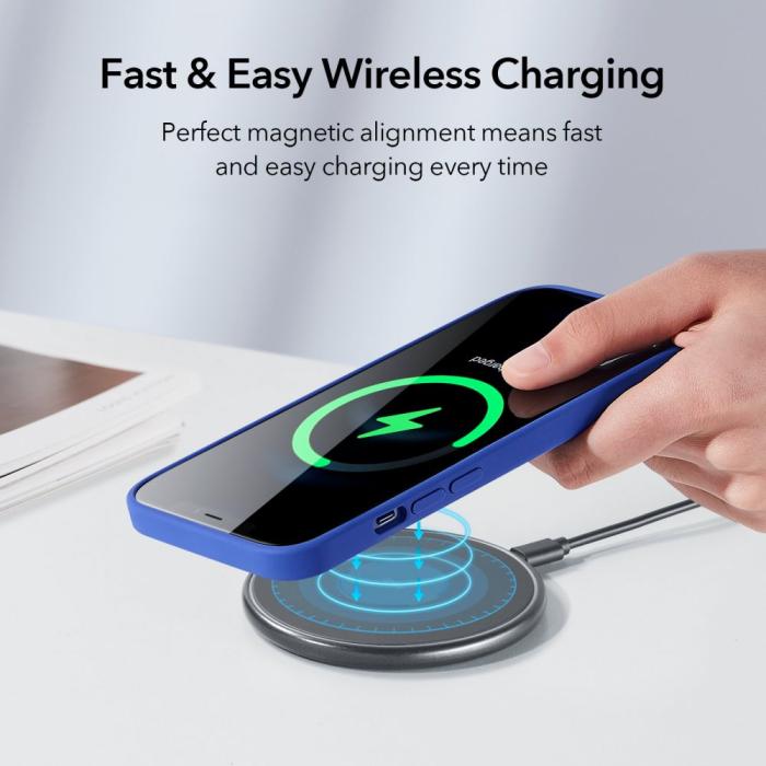 UTGATT1 - ESR Cloud Halolock Magsafe Skal iPhone 12 / 12 Pro - Midnight Blå