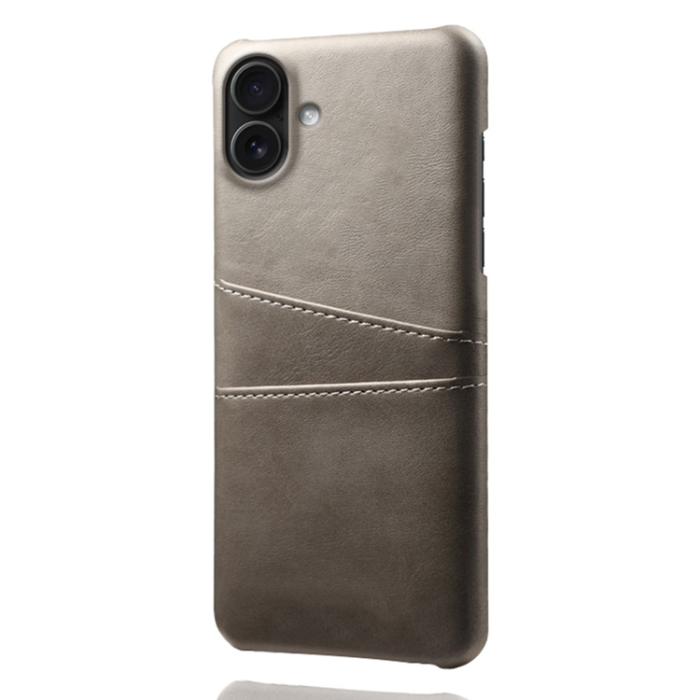 A-One Brand - iPhone 17 Mobilskal Korthållare Dual - Grå