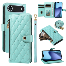 A-One Brand - iPhone Air Pl&aring;nboksfodral Rhombus L&auml;der - Ljusgr&ouml;n