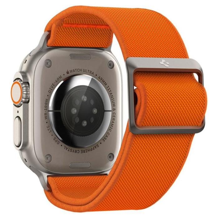 Spigen - Spigen Apple Watch 7/8 (45/49mm) Armband Fit Lite - Orange