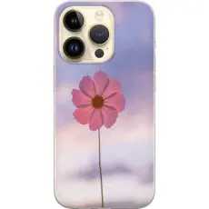 Gustaf - Mobilskal till Apple iPhone 15 Pro med Rosa blomma