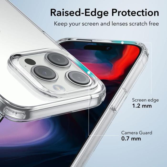 UTGATT - ESR iPhone 15 Pro Max Mobilskal Zero Project - Clear