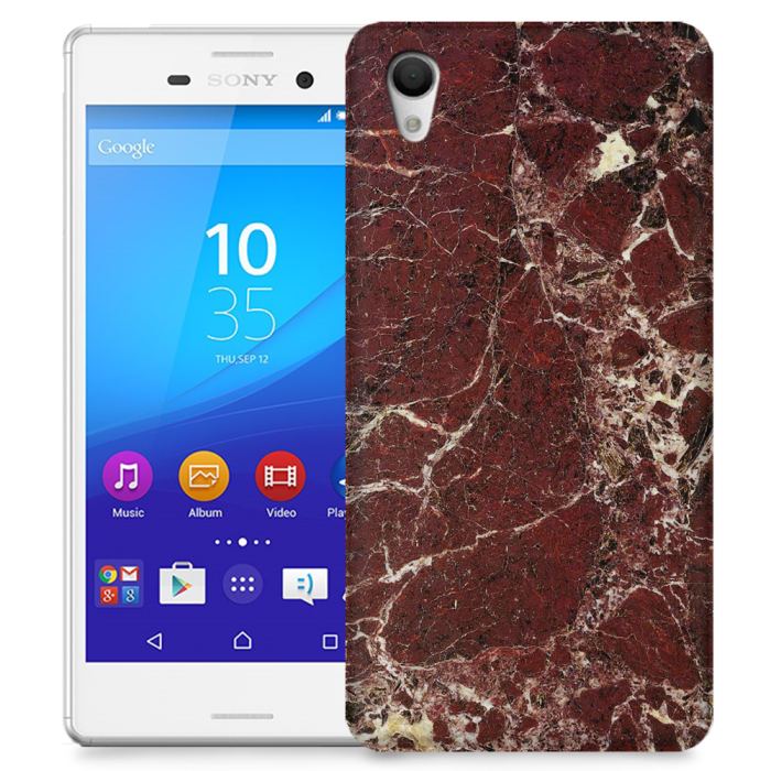 UTGATT5 - Skal till Sony Xperia M4 Aqua - Marble