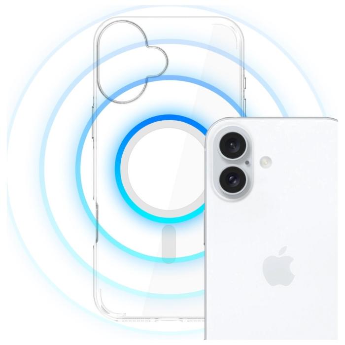 3MK - 3MK iPhone 16 Mobilskal MagSafe EverClear - Genomskinlig