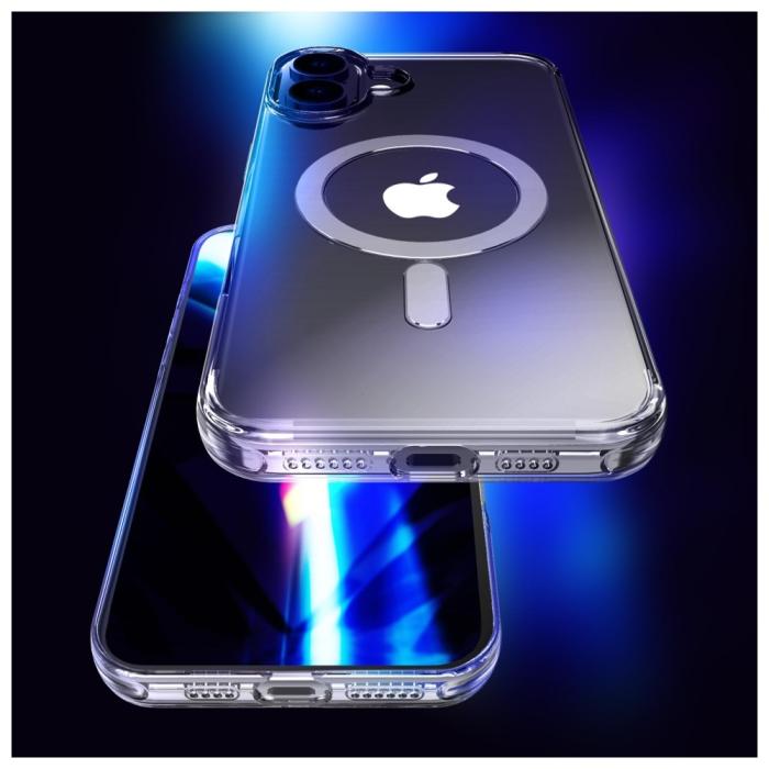 3MK - 3MK iPhone 16 Mobilskal MagSafe EverClear - Genomskinlig