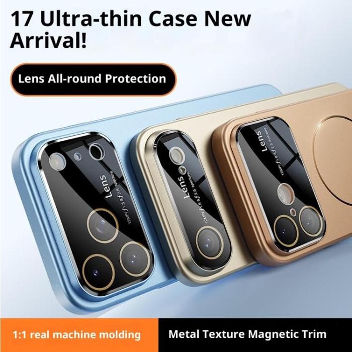 A-One Brand - iPhone 17 Pro Mobilskal MagSafe Skin Touch - Svart