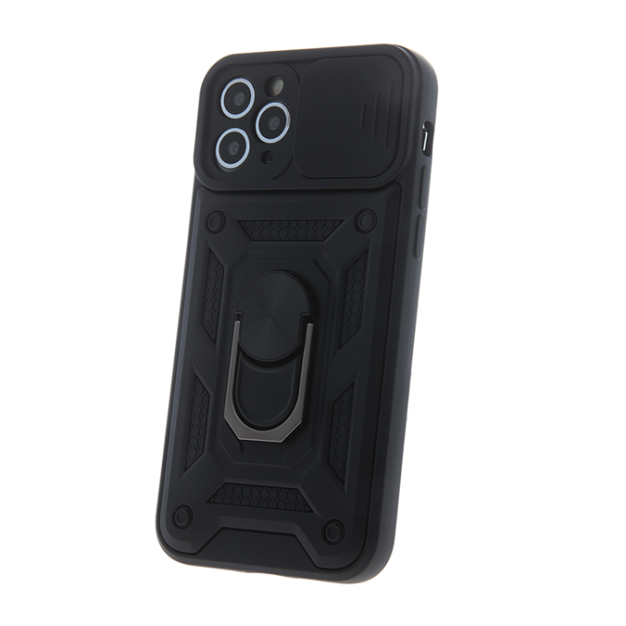OEM - iPhone 16e Mobilskal Defender Slide - Svart