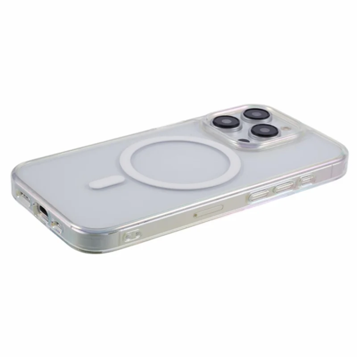 KIGC - KIGC iPhone 15 Pro Mobilskal Magsafe Dazzling Color - Transparent