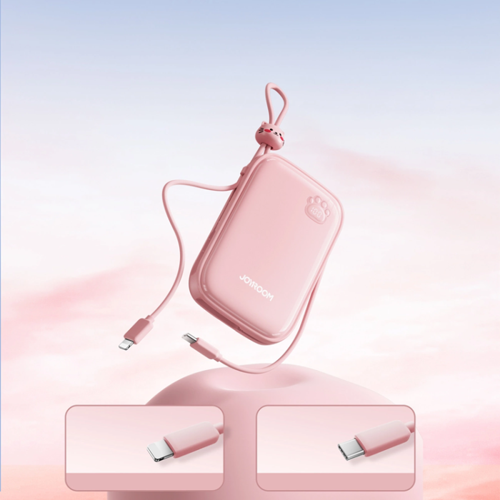 Joyroom - Joyroom Powerbank 22.5W 20000mAh + USB-C Kabel - Vit