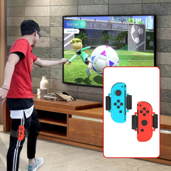 A-One Brand - 10-i-1 Sport- & Familjepaket för Nintendo Switch – Röd/Blå