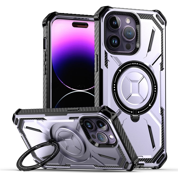 iPhone 14 Pro Max Magsafe Mobilskal Ringhållare - Lila | 2353 | AlltMobil