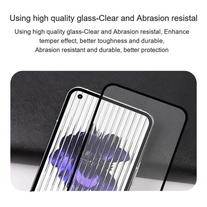 A-One Brand - [2-PACK] Nothing Phone 2 Härdat Glas Skärmskydd - Svart