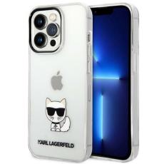 KARL LAGERFELD - Karl Lagerfeld iPhone 14 Pro Max Skal Transparent Choupette Body