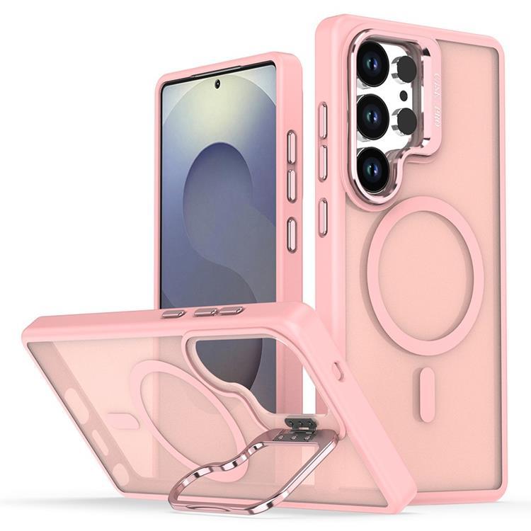 Galaxy S24 Ultra Mobilskal MagSafe Kickstand - Rosa (Rosa) | 2353 | AlltMobil