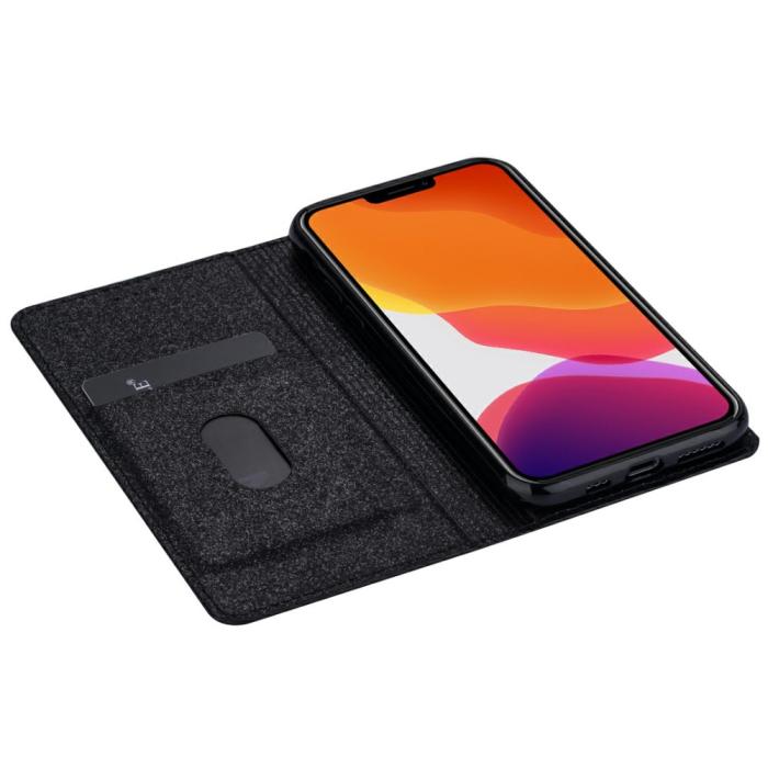 OEM - Glittrande Plånboksfodral iPhone 13 Pro - Svart
