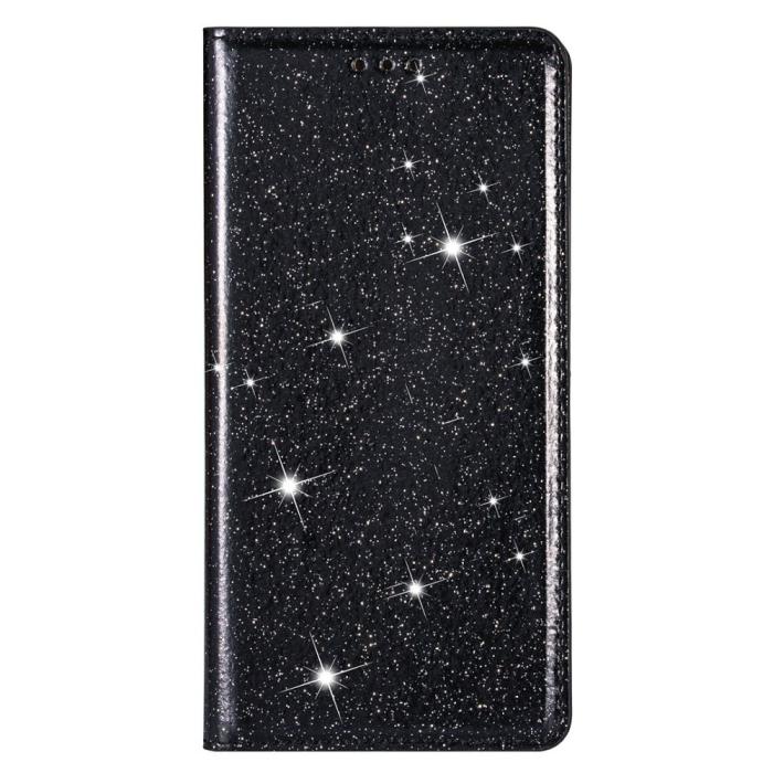 OEM - Glittrande Plånboksfodral iPhone 13 Pro - Svart