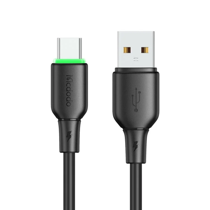 MCDODO - MCDODO USB-A - USB-C 6A Kabel 1.2M CA-475 Alpha - Svart
