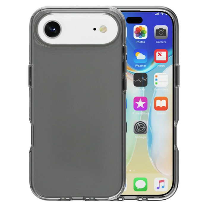 AMORUS - AMORUS iPhone Air Mobilskal Shockproof - Clear Svart