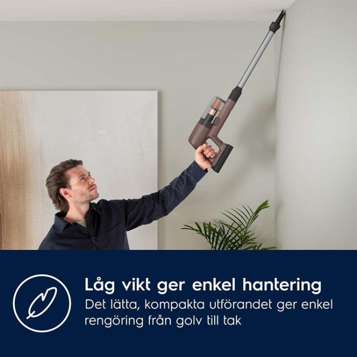 Electrolux - Electrolux Skaftdammsugare EP71AB14N4 - Valnötsbrun