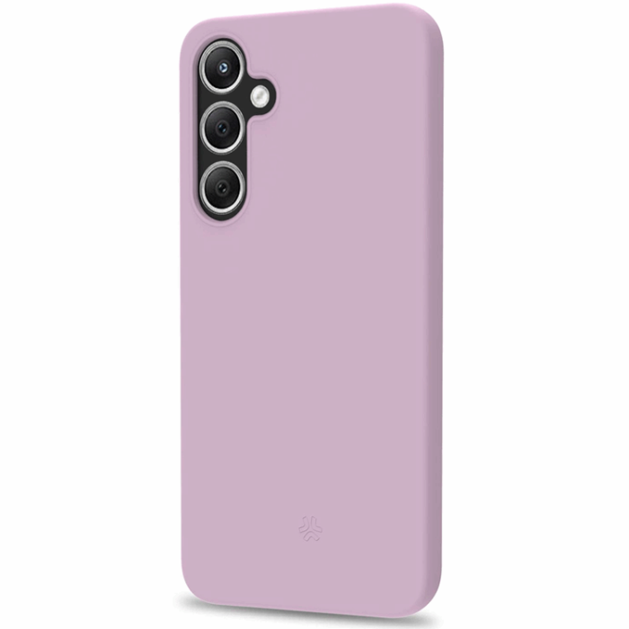 Celly - Celly Galaxy A35 5G Mobilskal Soft Rubber - Rosa