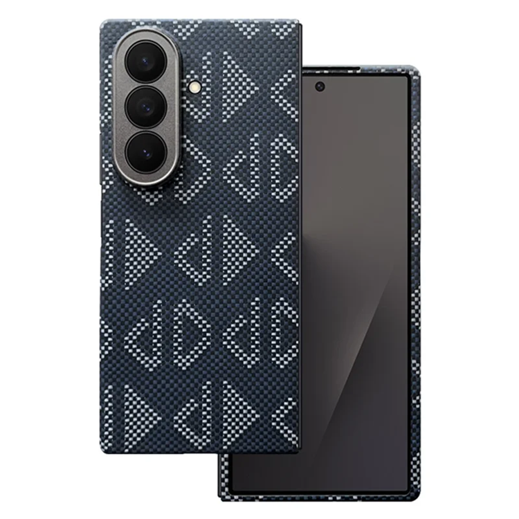 Galaxy Z Fold 7 5G Mobilskal Magsafe Aramid Fiber - Blå | 2353 | AlltMobil
