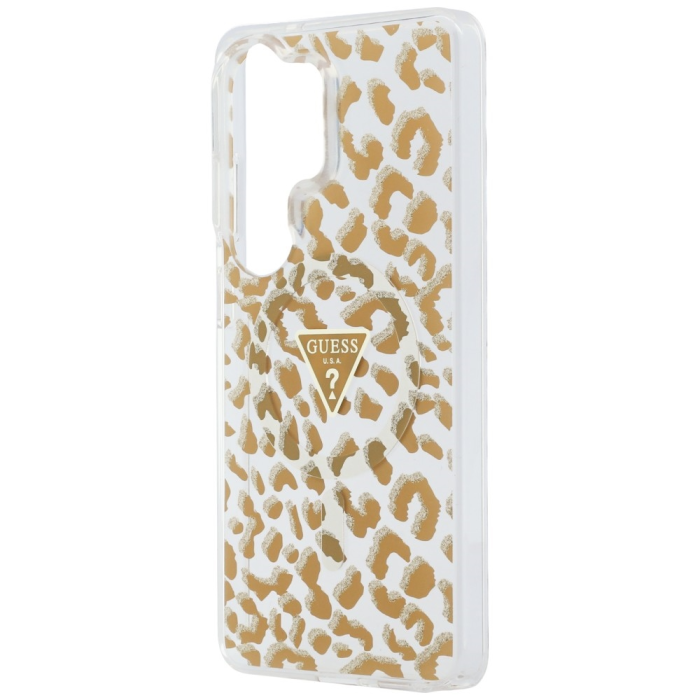 Guess - Guess Mobilskal För Galaxy S26 Ultra MagSafe IML Leopard Print Triangle