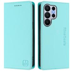 OEM - RINACASIS Samsung Galaxy S26 Ultra Pl&aring;nboksfodral Konstl&auml;der - Mintgr&ouml;n