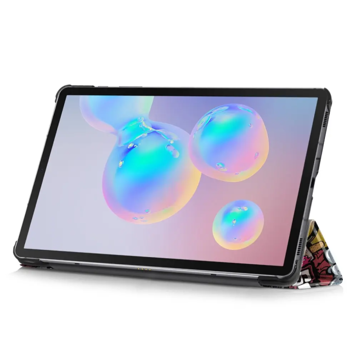 Taltech - Galaxy Tab S6 Lite 10.4 Plånboksfodral - Graffiti