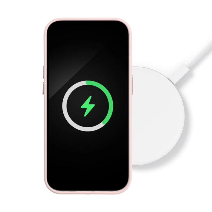 OEM - iPhone 15 Pro Mobilskal Magsafe Läder - Rosa