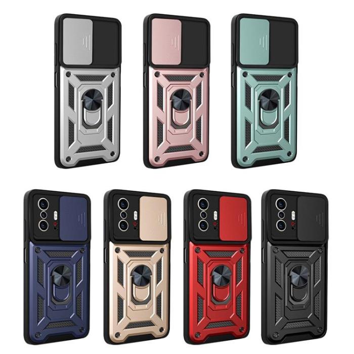 A-One Brand - CamShield Ring Holder Skal Xiaomi 11T / 11T Pro - Svart
