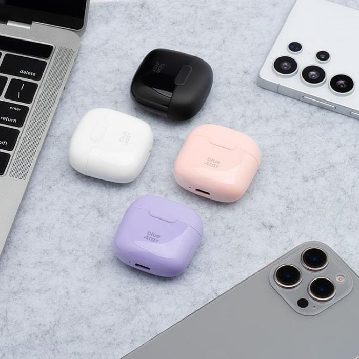 Blue Star - Blue Star Trådlösa In-Ear Hörlurar Bluetooth TWS FI7 - Rosa