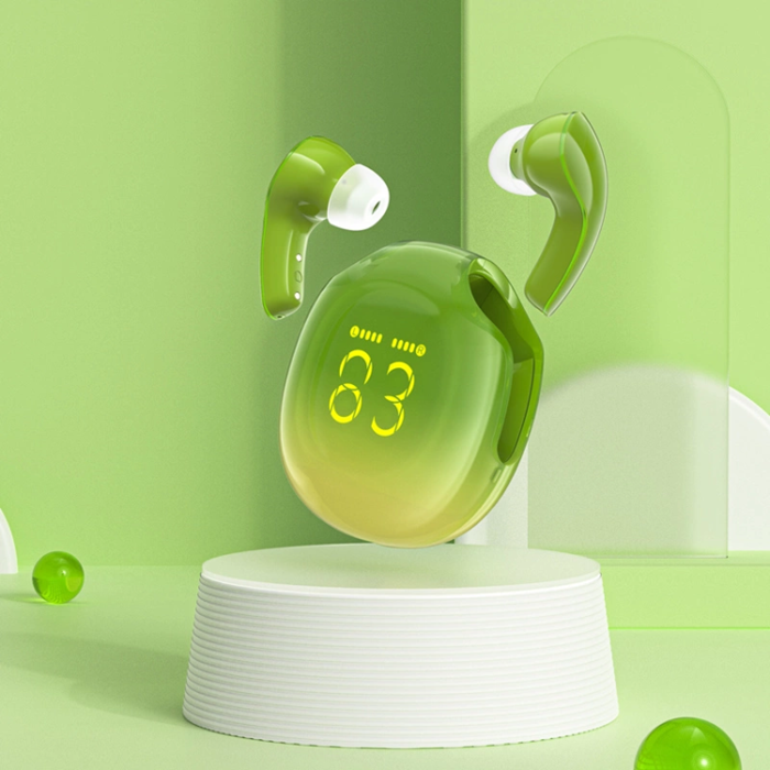 Acefast - Acefast T9 Bluetooth 5.3 In-Ear Trådlösa Hörlurar - Grön