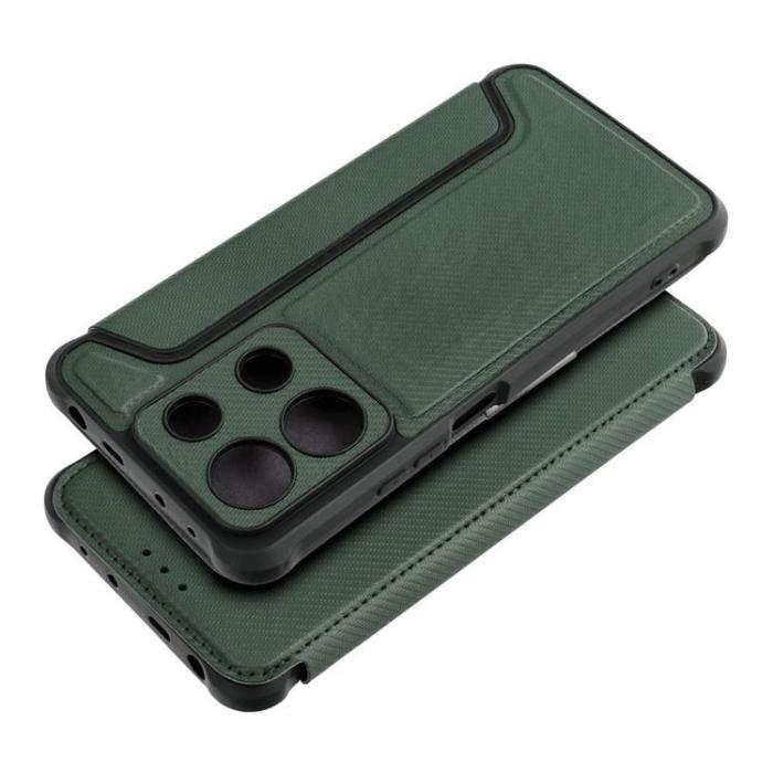 OEM - Xiaomi Redmi Note 13 4G Plånboksfodral Razor - Grön