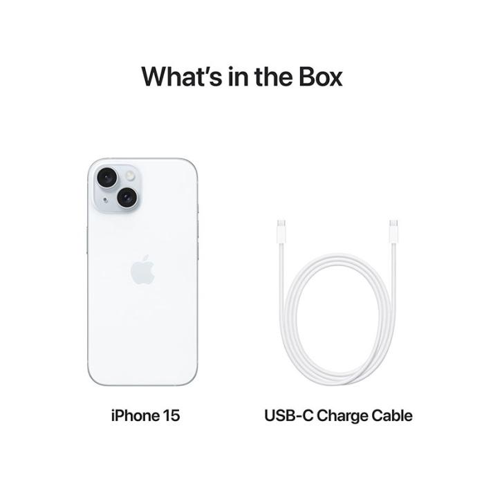 Apple - Apple iPhone 15 Plus - 6GB - 256GB - Blå