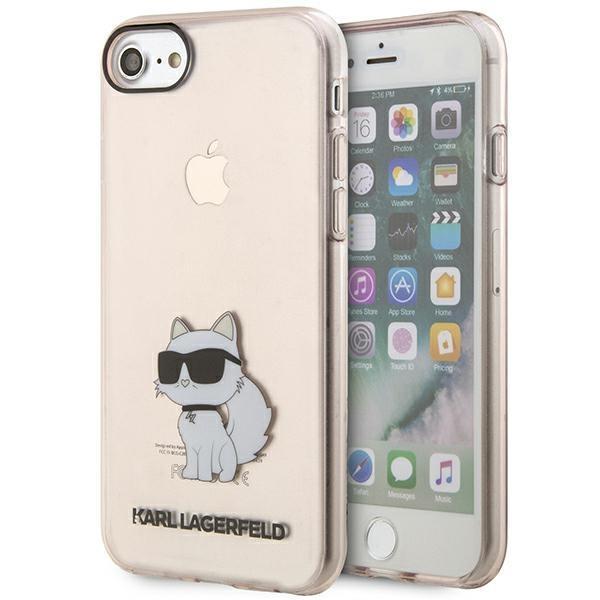 Karl Lagerfeld iPhone 7/8/SE 2020 Skal Ikonik Choupette - Rosa | 2353 | AlltMobil