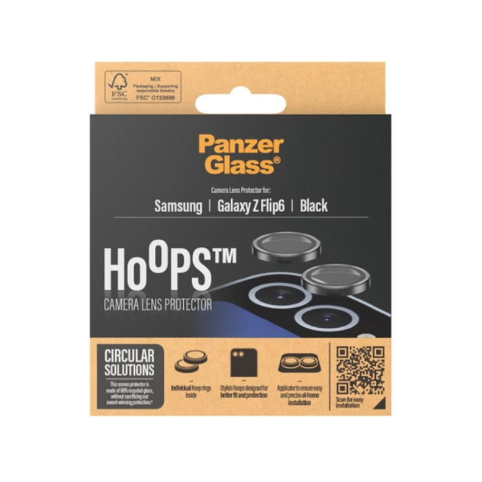 Panzer - Panzer Galaxy Z Flip 6 Kameralinsskydd Härdat Glas Hoops