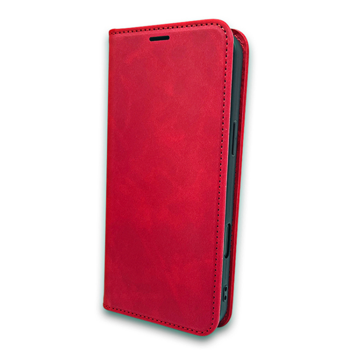 OEM - Galaxy A15 4G/5G Plånboksfodral Smart Suede - Röd