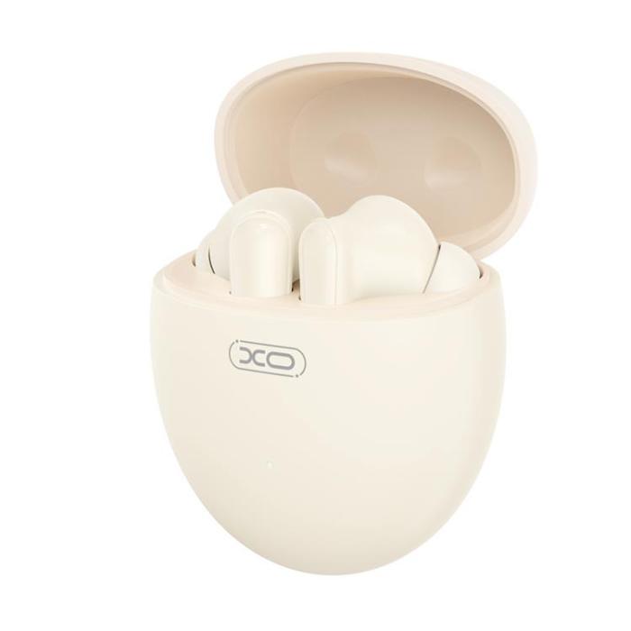XO - XO TWS In-Ear Hörlurar Bluetooth ANC ENC - Beige