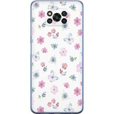 iSecrets - Mobilskal till Xiaomi Poco X3 Pro med Blommor och fjärillar